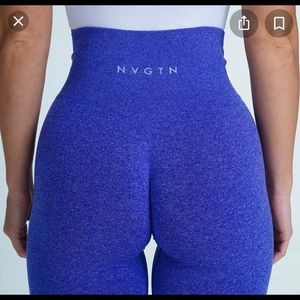 NVGTN Electric Blue Seamless Legging- M